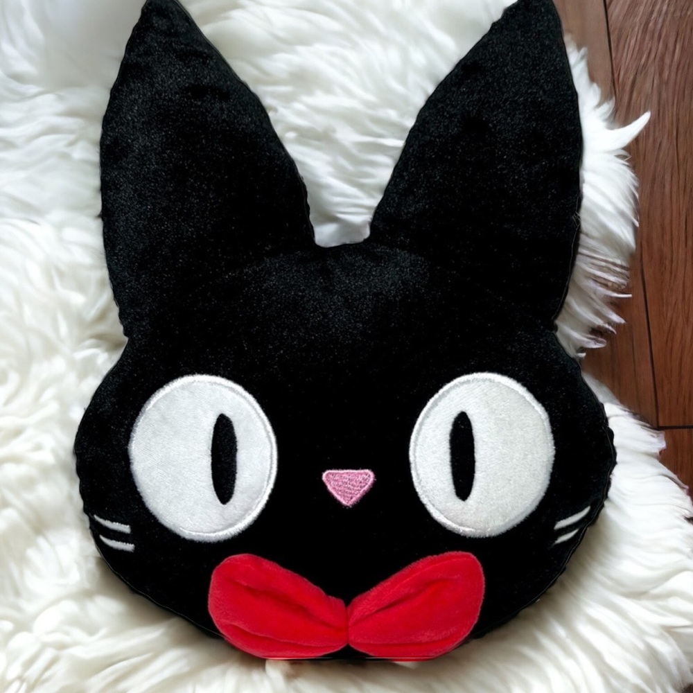 New Jiji Pillow - Kiki's Delivery Service Plush Throw Cushion - Anime Black Cat
